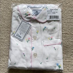 Petite Plume Tulips Pajama Set Girls Sz 8